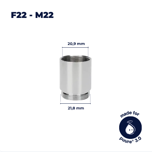 Adattatore F22–M22 per Rubinetto