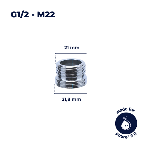 Adattatore G1/2–M22 per Rubinetto
