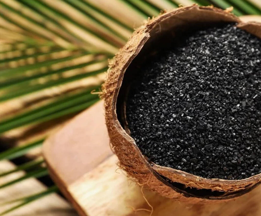 Carbone attivo di guscio di cocco