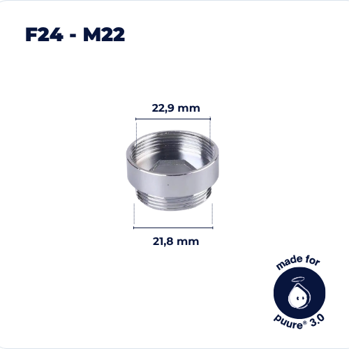 Adattatore F24–M22 per Rubinetto (Incluso)